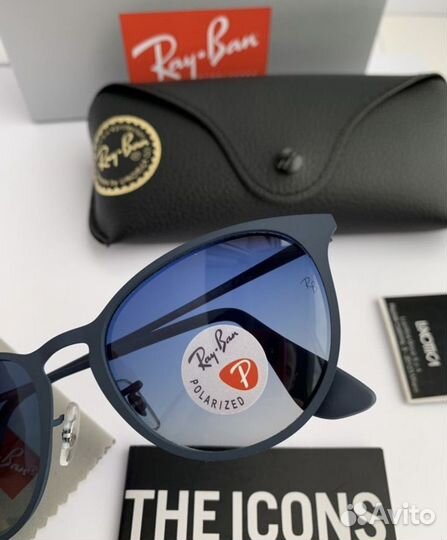 Очки Ray ban Erika metal поляризационные Polaroid