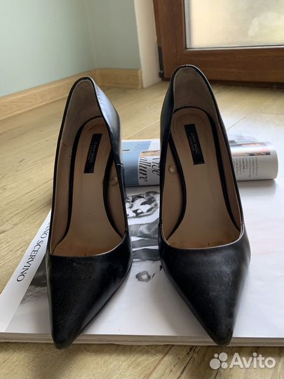 Туфли кожаные Zara