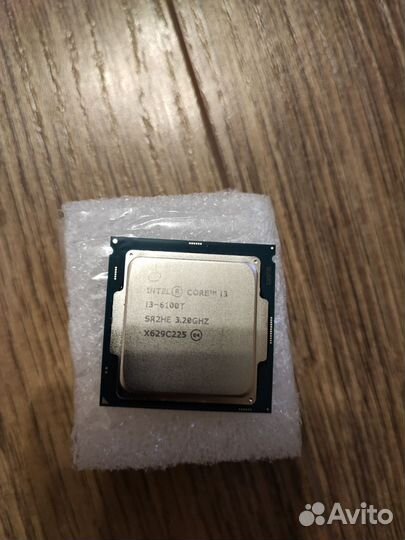 Процессор intel i3 6100t. Socket 1151