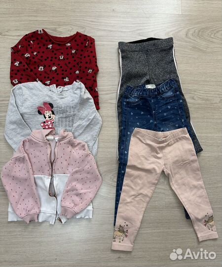 Пакет вещей на девочку размер 92