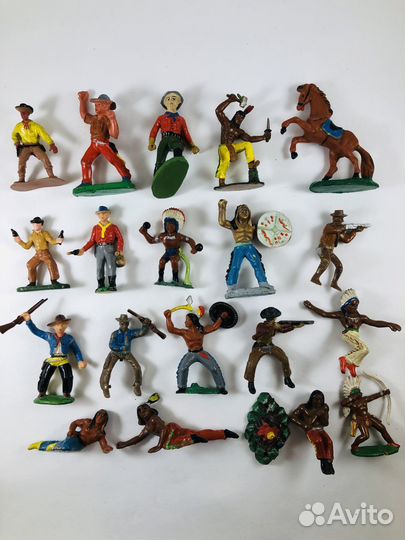 Детские солдатики,индейцы,ковбои.гдр.фрг.Польша