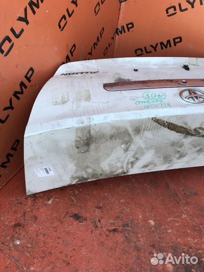 Крышка багажника Toyota Allion ZZT240 1ZZ-FE