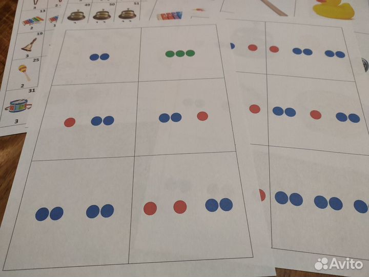 Пособие на развитие слухового внимания 