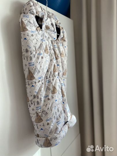 Зимний конверт в коляску leokid