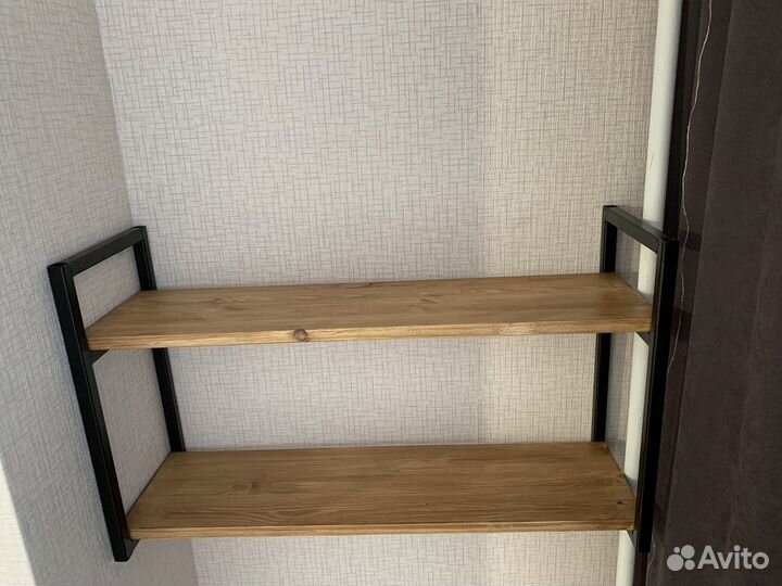 Полка настенная в стиле лофт