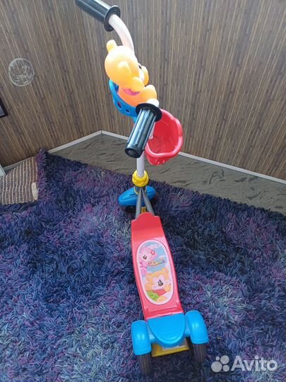 Самокат детский трехколесный бу