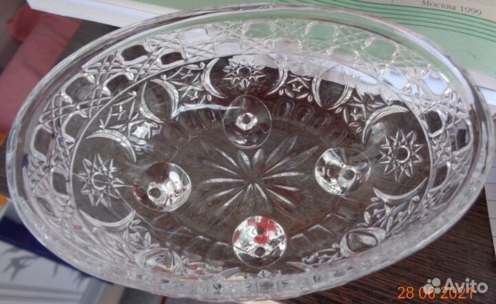 Вазочка, салатник и блюдо для пирожного