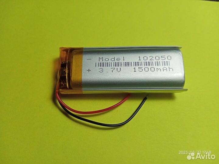 Li-Pol аккумулятор 3,7В 1500 / 800 / 600 / 500mAH