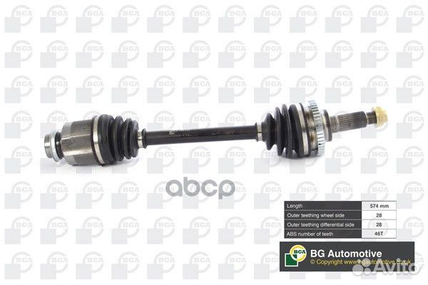 Полуось kia shuma ga6d 2001 DS3605 Bga