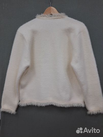 Кардиган накидка белая m