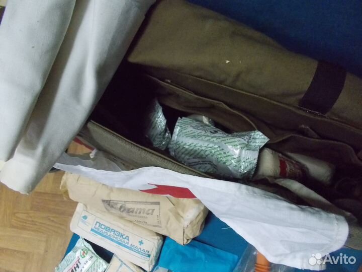 Сумка медицинская СССР с наполнением