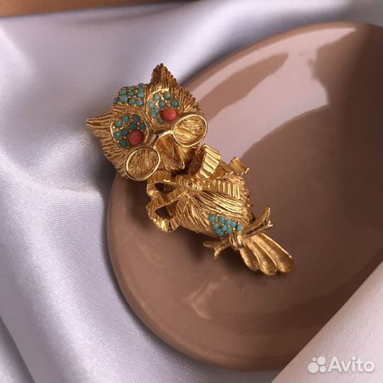 Винтажная брошь DeNicola