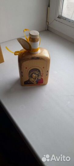 Бутылка с богоматерью