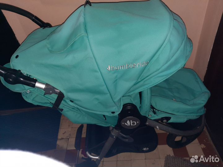 Коляска bumbleride indie бирюзовая