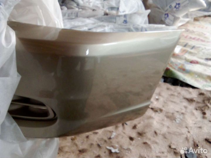 Передний бампер на hyundai accent