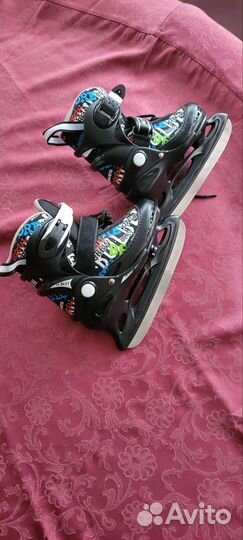 Коньки детские раздвижные 26-29