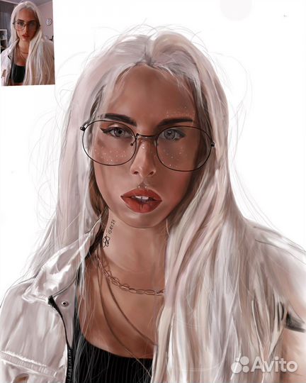 Портрет по фото,цифровой портрет