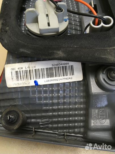 Фонарь в крышку багажника левый Kia Rio 3