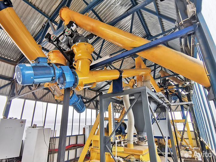 Шнек для цемента 219 мм, 6 метров