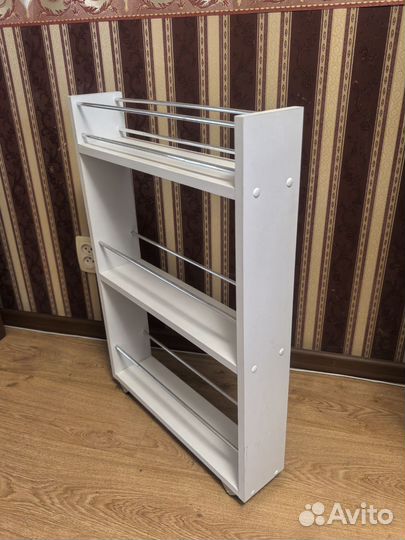 Полка на колесиках узкая
