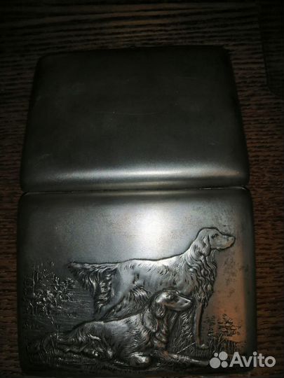 Портсигар серебро 875