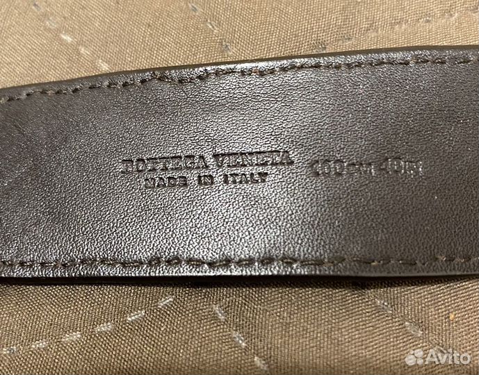 Кожанный ремень Bottega Veneta