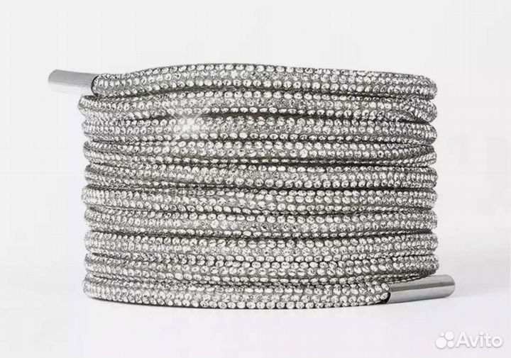 Шнурки со стразами