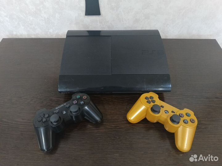 Игровая приставка ps3 super slim прошитая