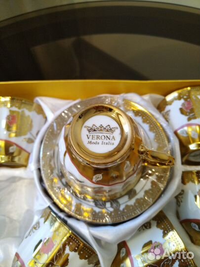 Набор чайных пар Verona Moda Italia (фaрфор)