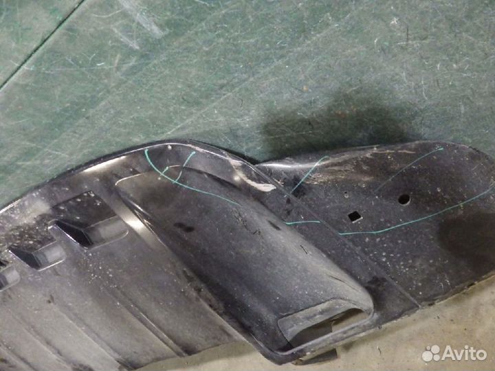 1211240 porsche cayenne спойлер бампера переднего 2015