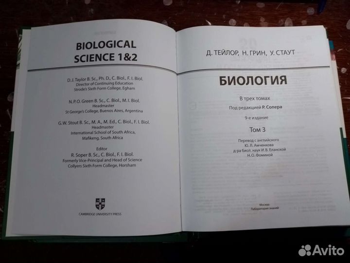 Биология грин стаут тейлор