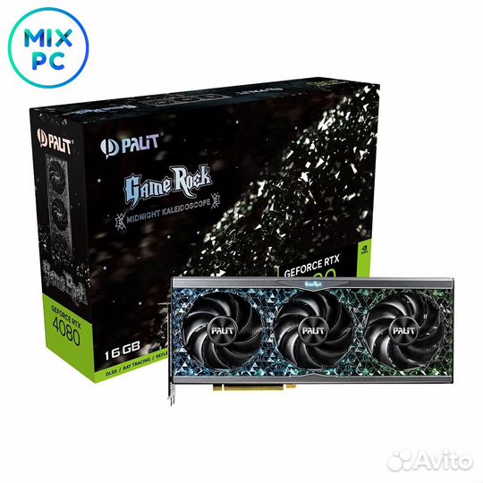Видеокарта RTX4080 16GB Palit GameRock NED4080019T