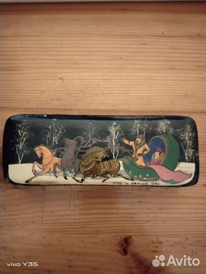 Шкатулка пенал 1999г.спб М.Иванов