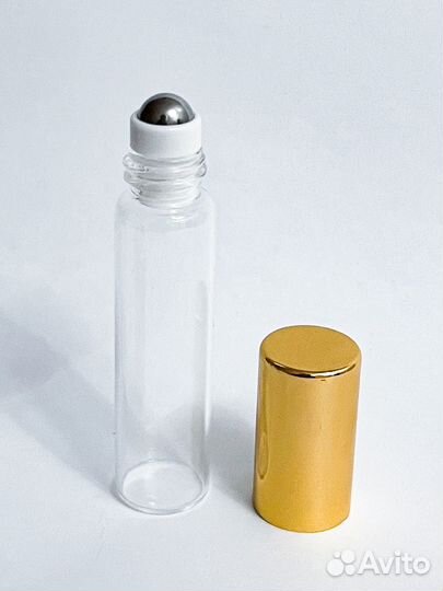 Атомайзер роликовый 5мл стекло, метал., золотой