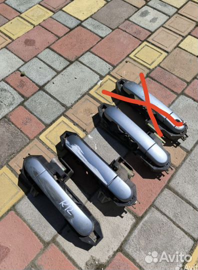 Nissan tiida Latio 2005 ручка наружная левая