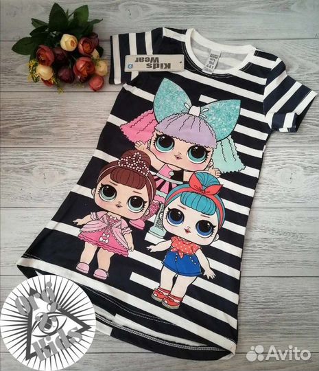 Платье-туника для девочки