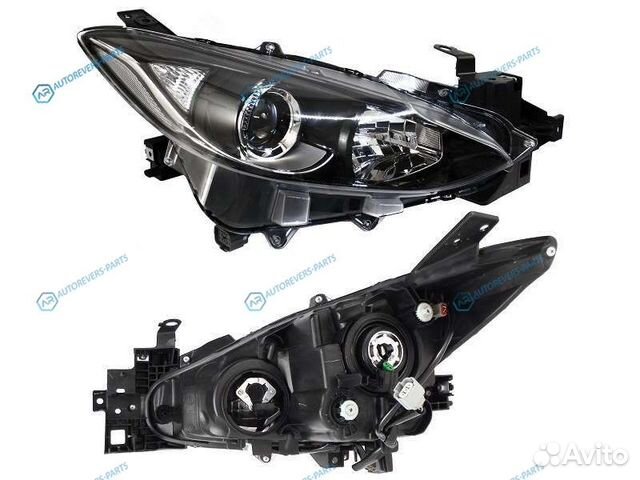 216-1169R-ldem2 Фара mazda 3axela 13- RH под элект