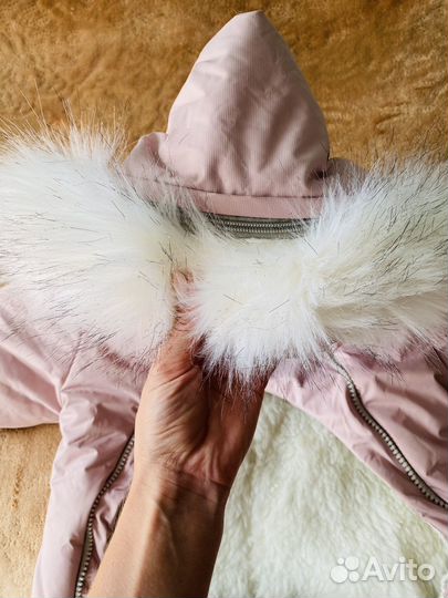 Зимний комбинезон для девочки 74 80