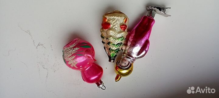 Елочные игрушки СССР и гдр