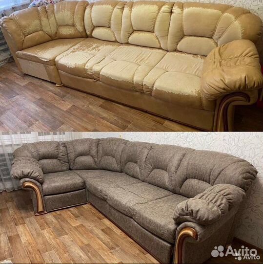 Перетяжка мягкой мебели