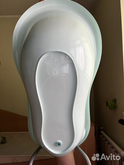 Ванночка для купания с термометром и подставкой