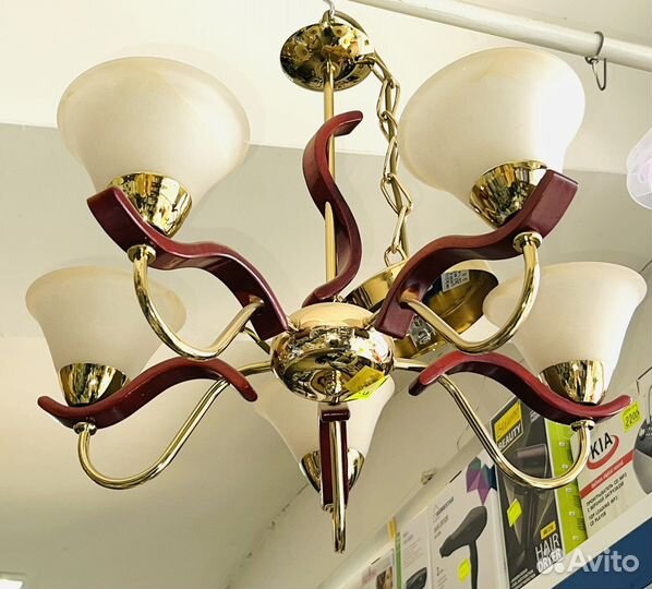 Люстра 5 рожковая