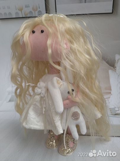 Есения, 21 см,текстильная кукла для интерьера