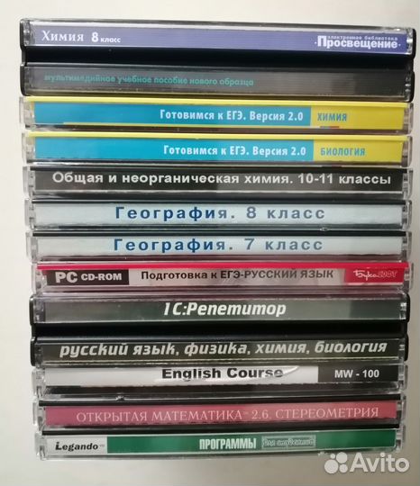 Учебные компьютерные диски и 2 диска караоке