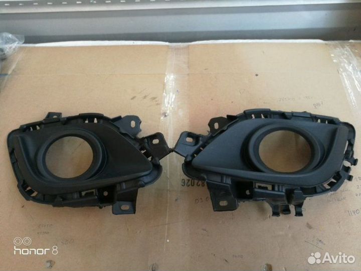 Накладка туманки решетка птф Mazda 6 GJ