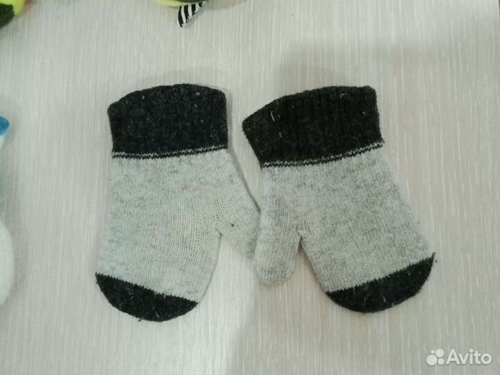Варежки детские возраст от 0 до 2 лет