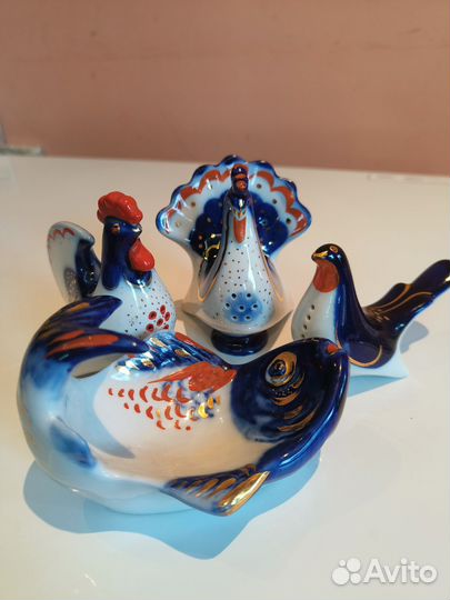 Солонки, перечницы, икорница лфз. СССР