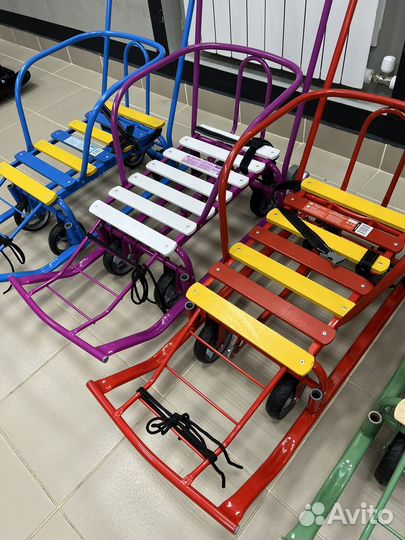 Санки Nika Тимка 5 универсал разных цветов детские