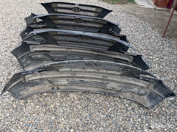 Передний бампер hyundai grand starex h1