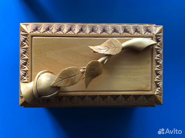 Шкатулка деревянная СССР